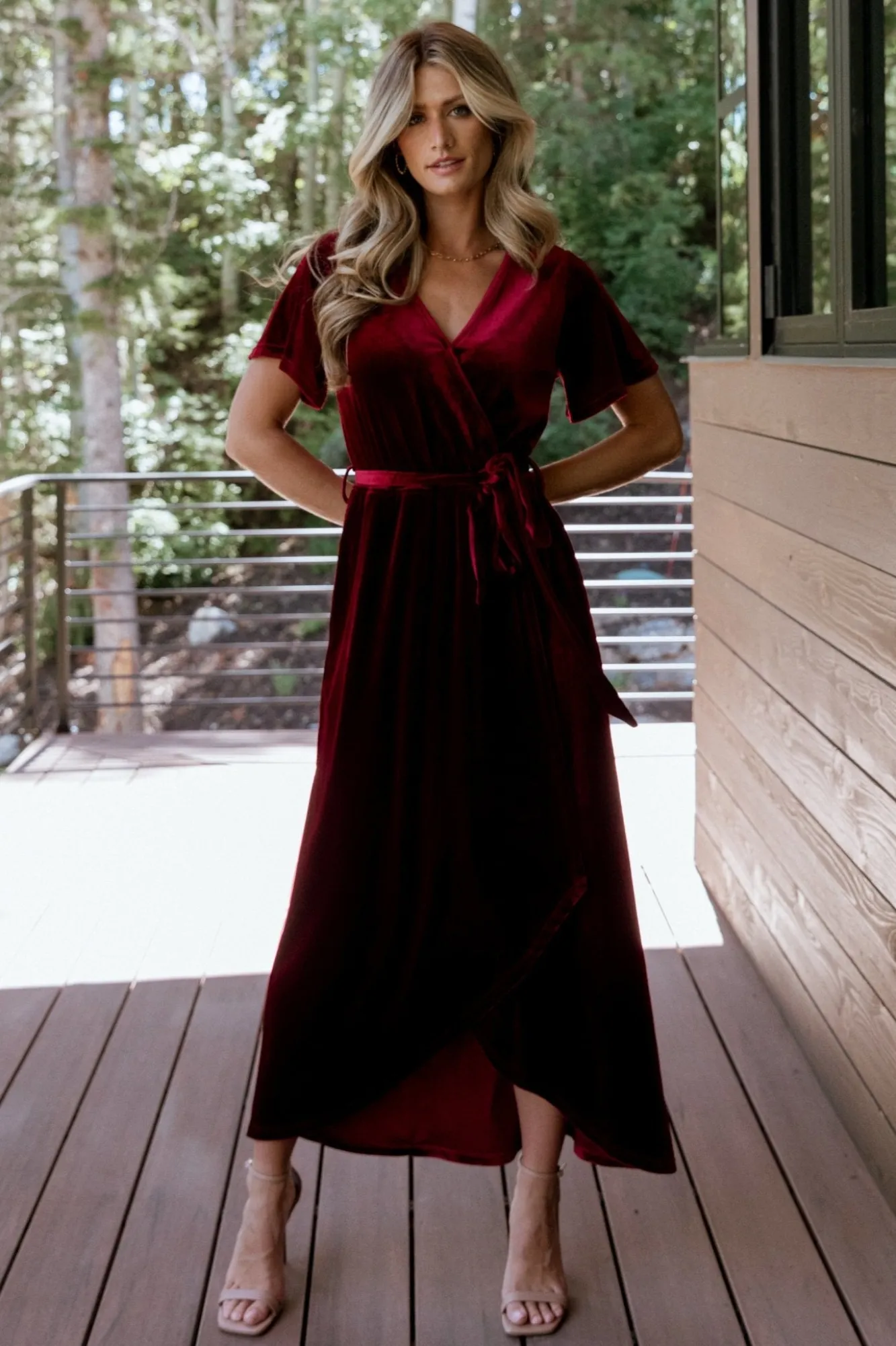 Baltic Born Nadine Velvet Midi Dress |