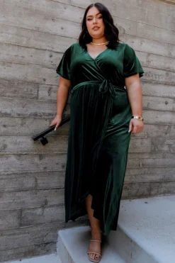 Baltic Born Nadine Velvet Midi Dress |