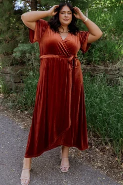Baltic Born Nadine Velvet Midi Dress |