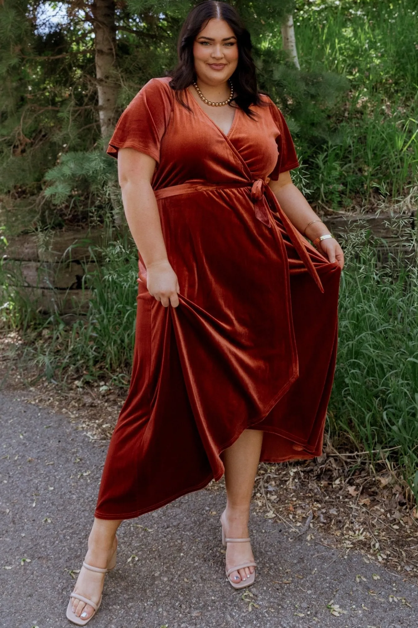 Baltic Born Nadine Velvet Midi Dress |