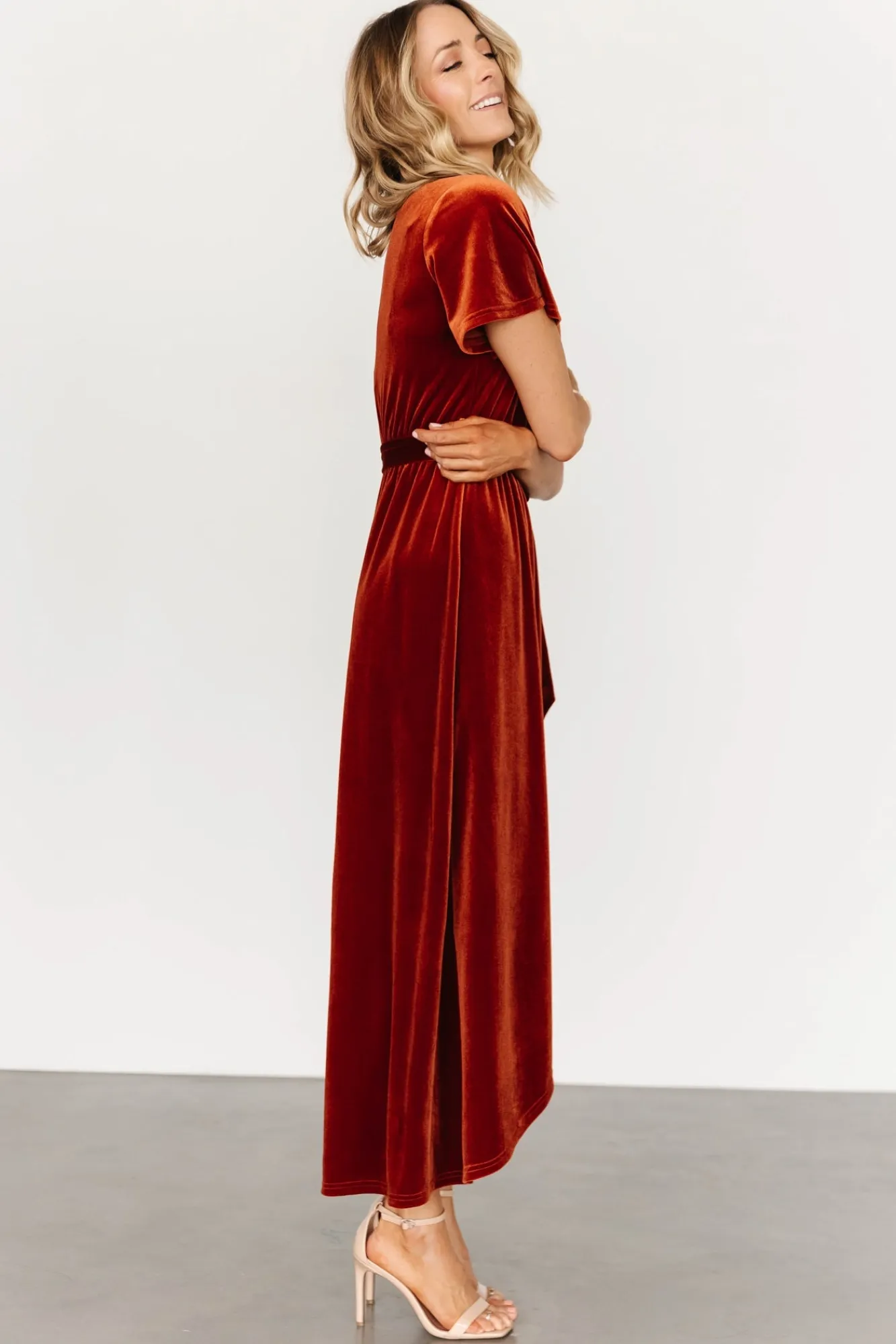 Baltic Born Nadine Velvet Midi Dress |