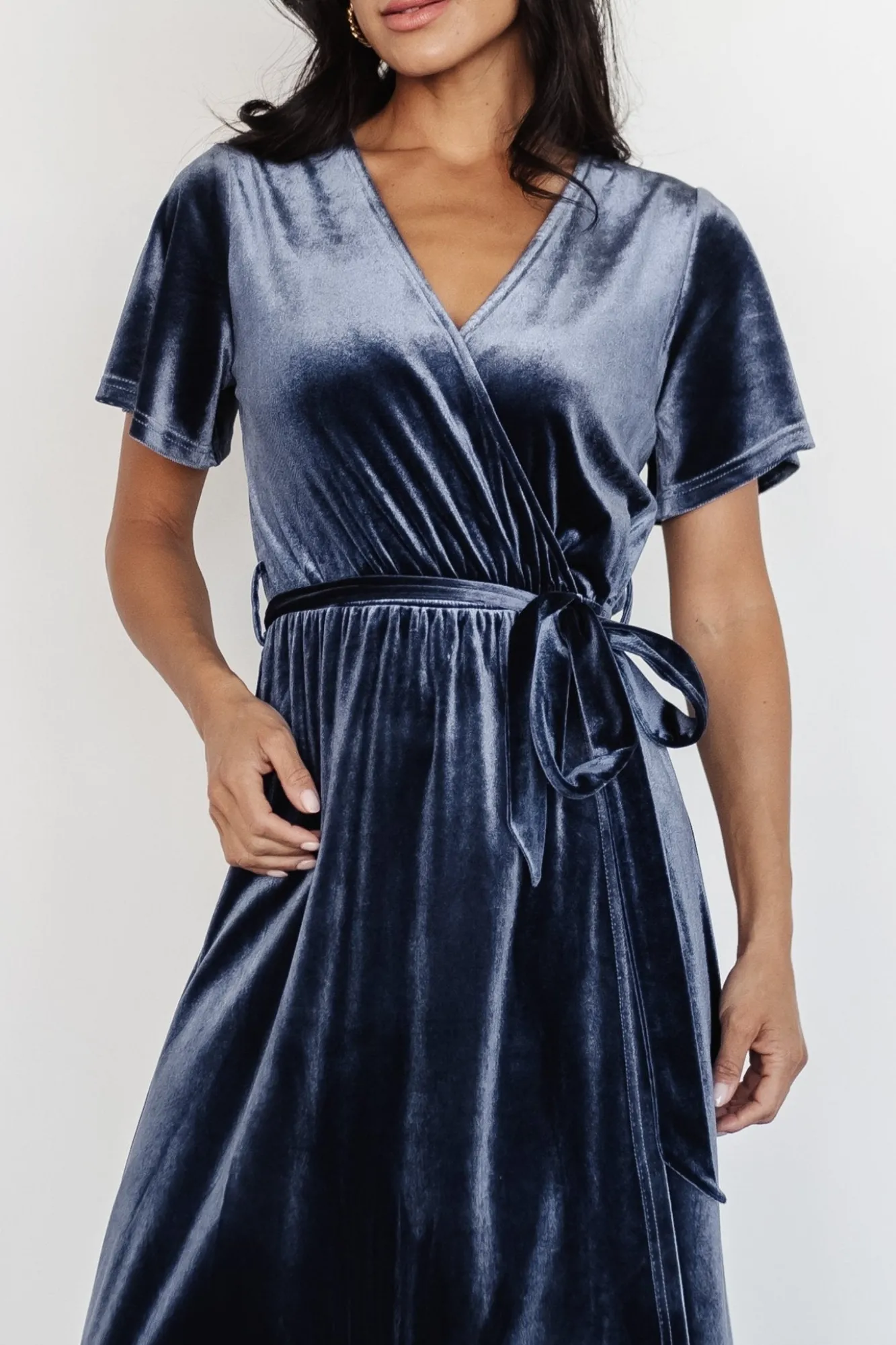 Baltic Born Nadine Velvet Midi Dress |