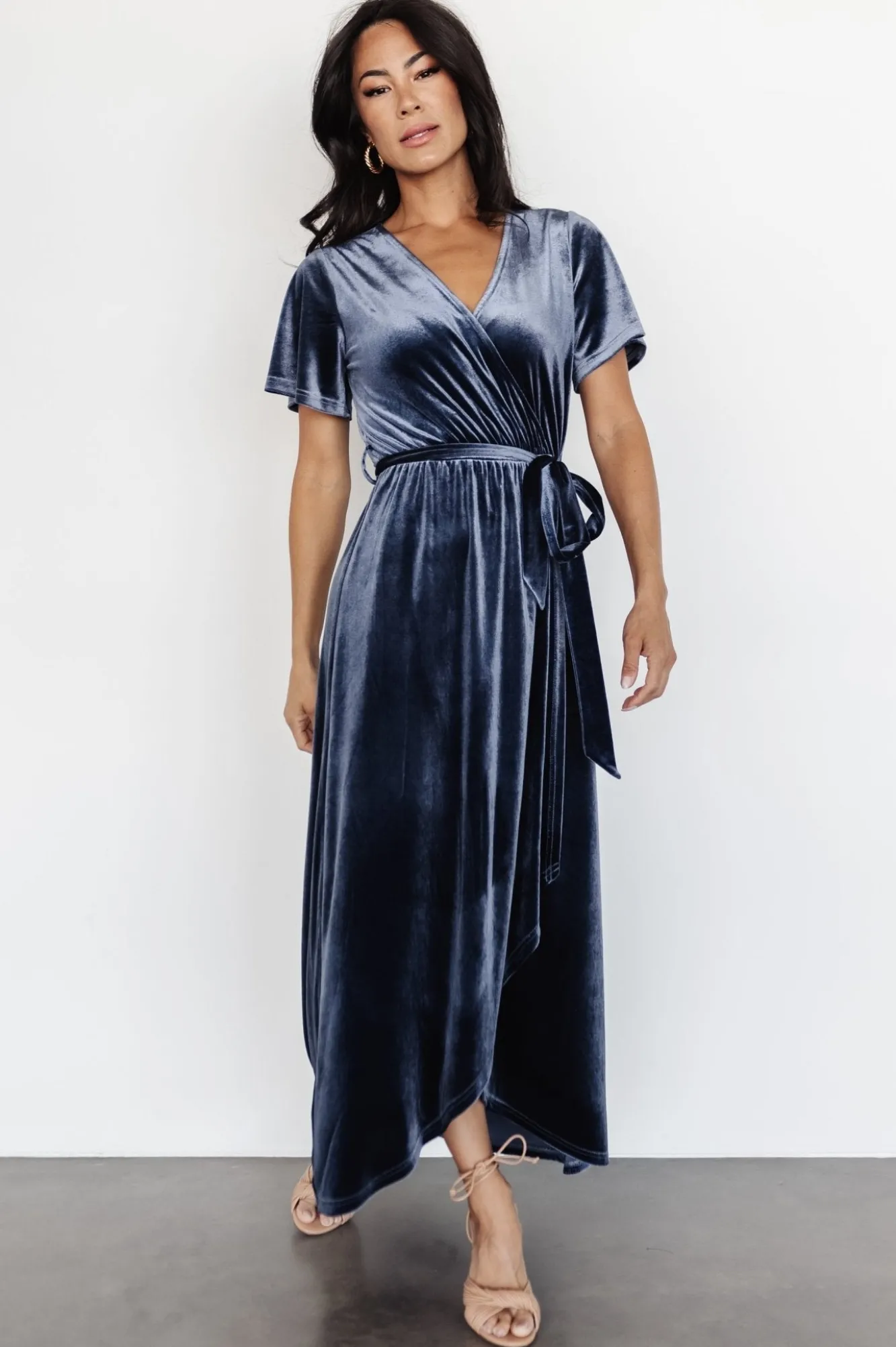 Baltic Born Nadine Velvet Midi Dress |