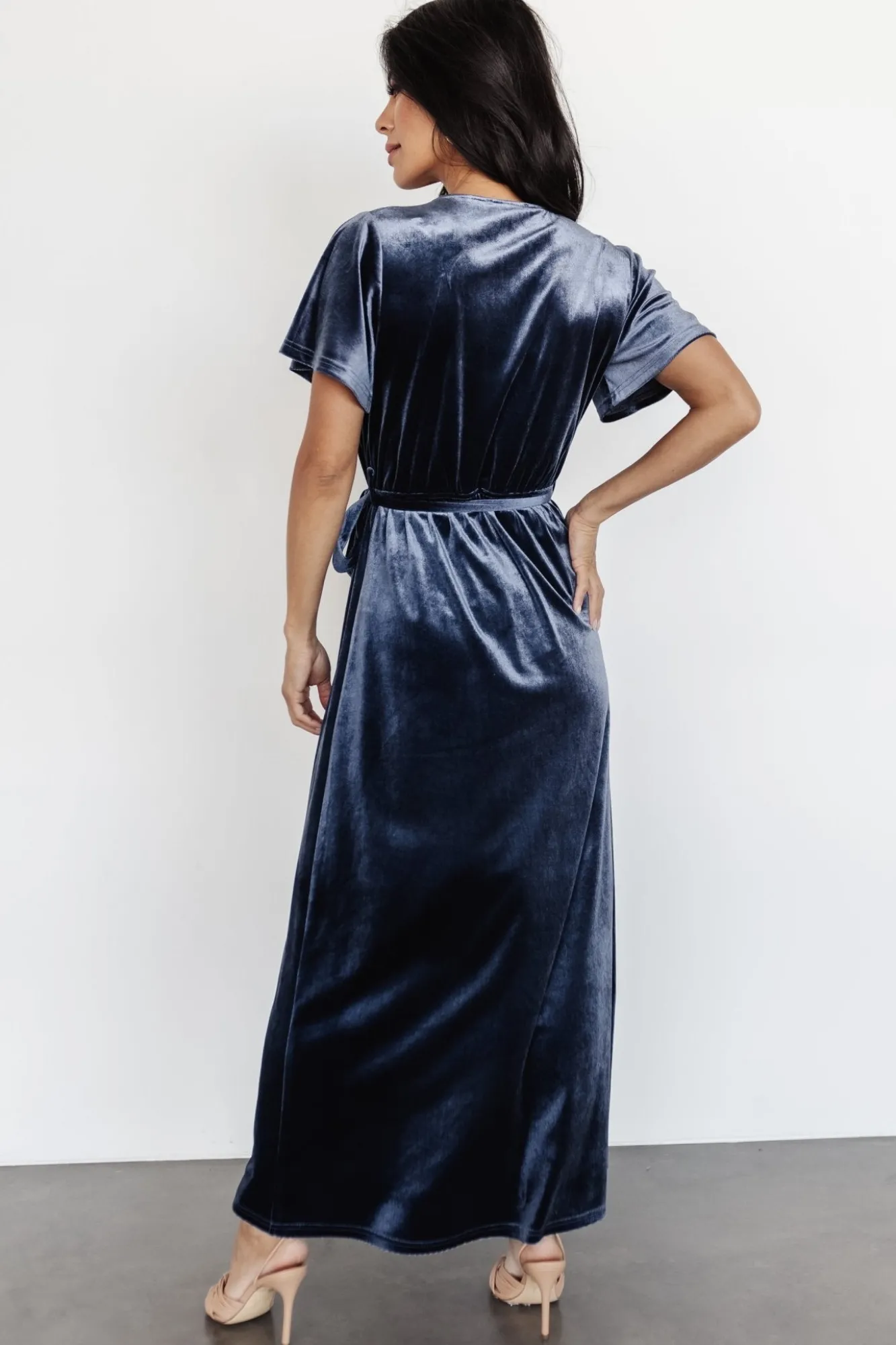 Baltic Born Nadine Velvet Midi Dress |