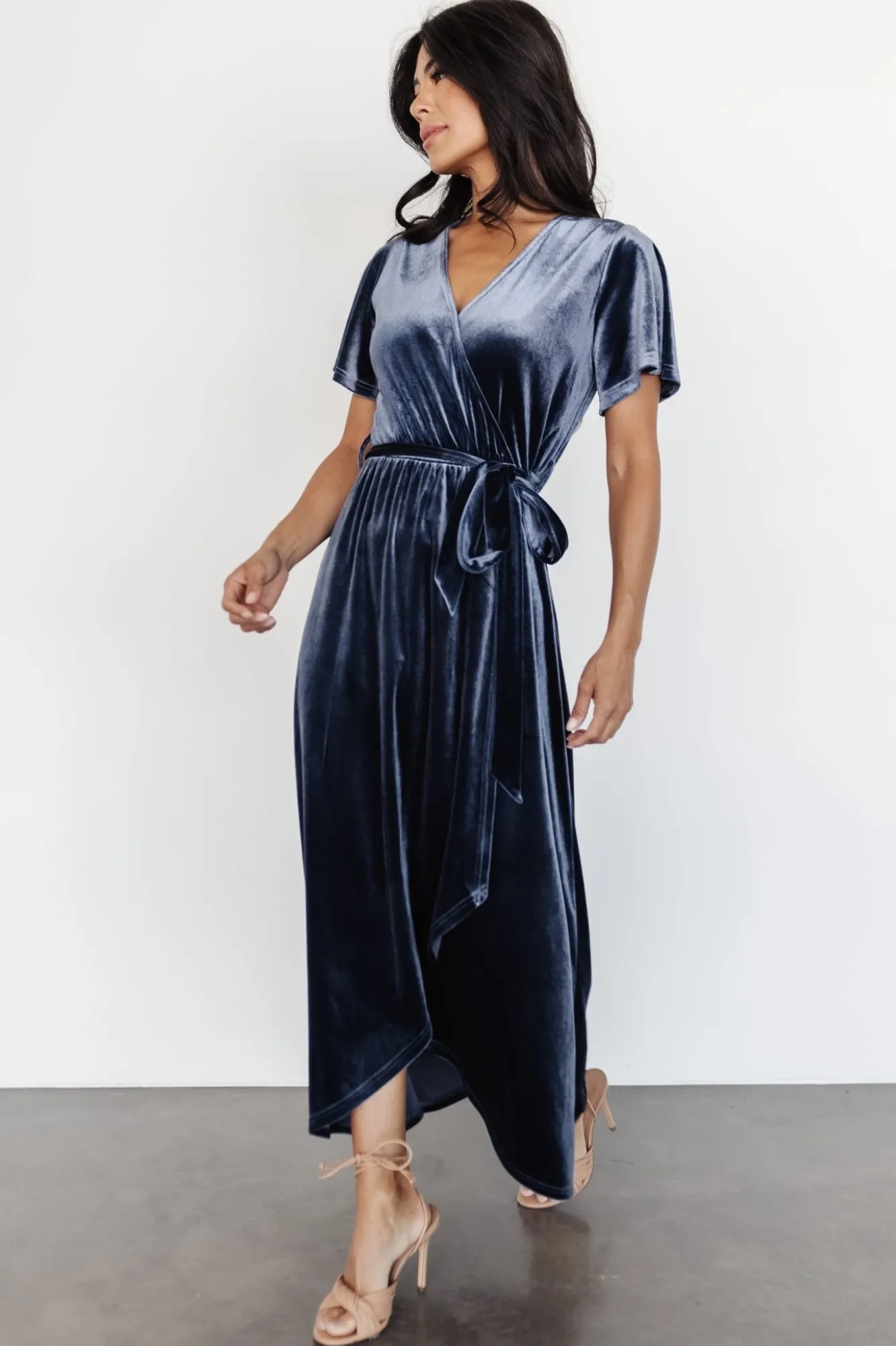 Baltic Born Nadine Velvet Midi Dress |