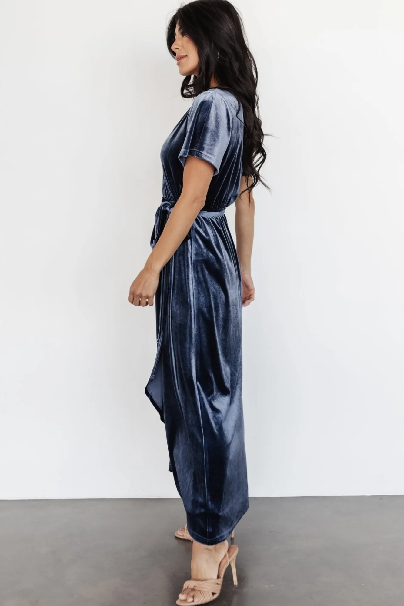 Baltic Born Nadine Velvet Midi Dress |
