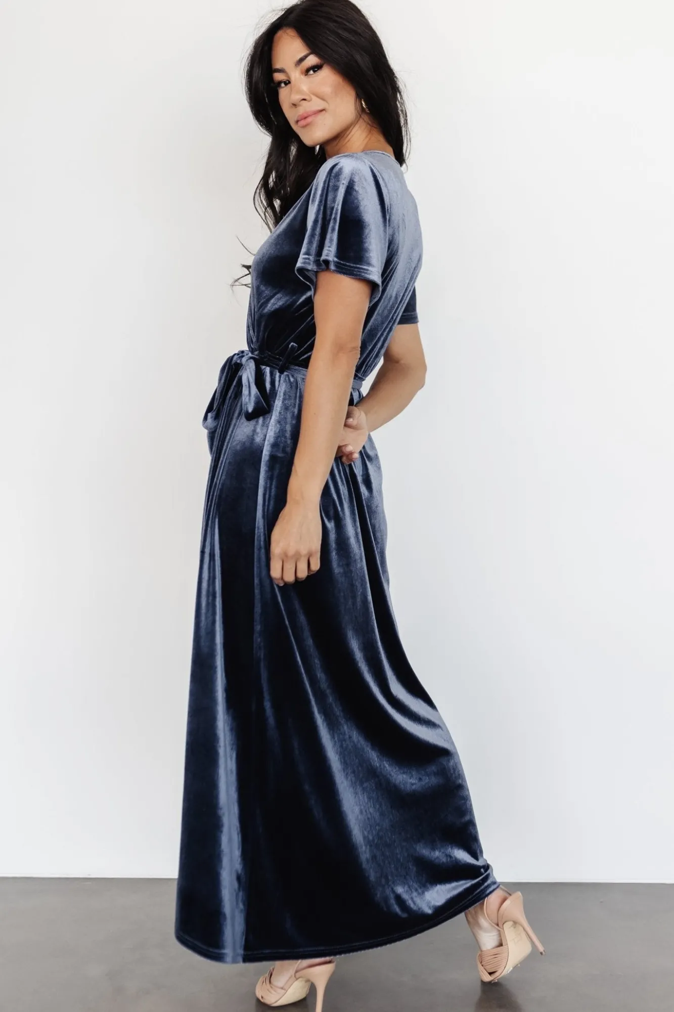 Baltic Born Nadine Velvet Midi Dress |