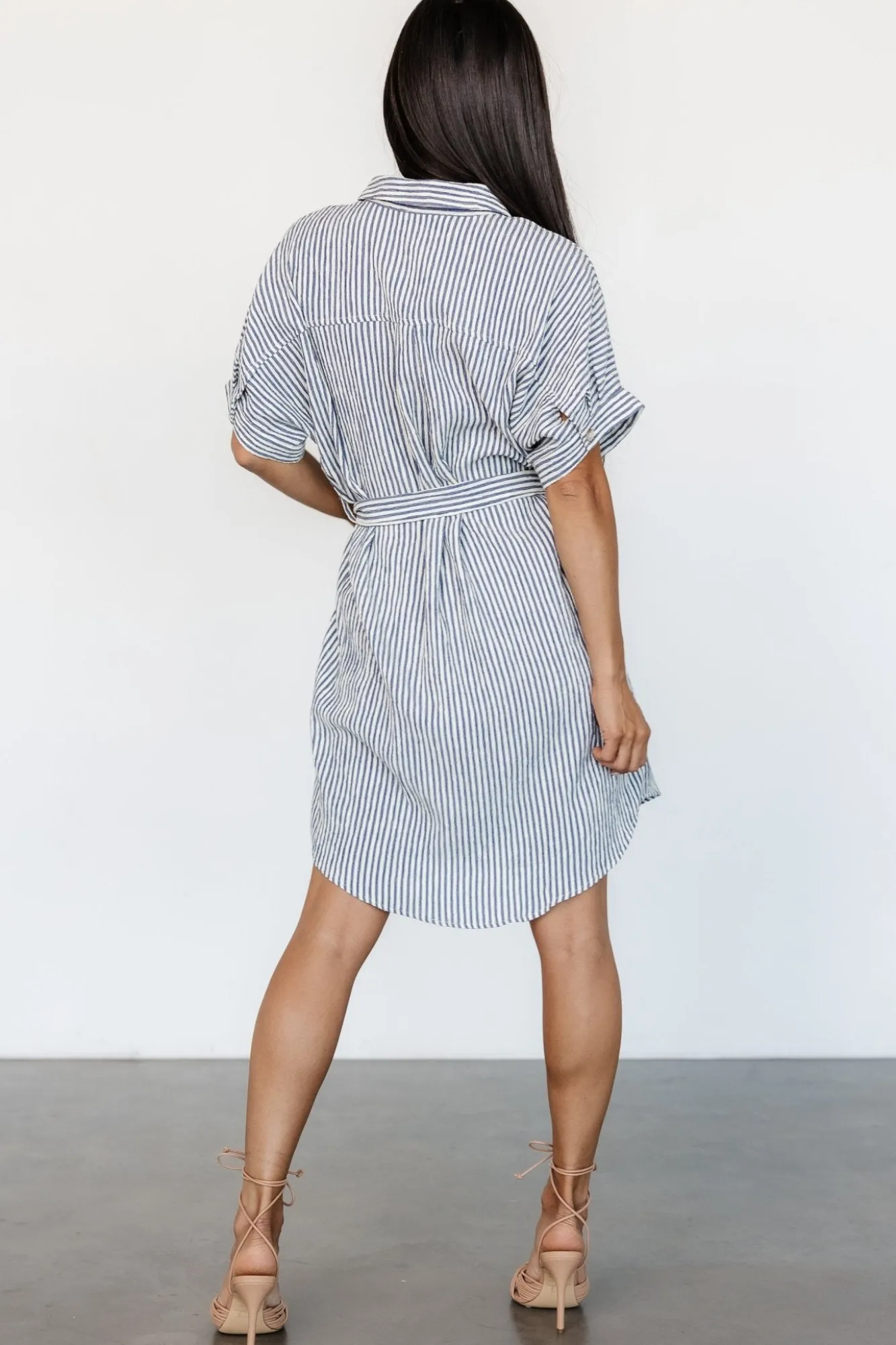 Baltic Born Nautical Shirt Dress | Blue Stripe