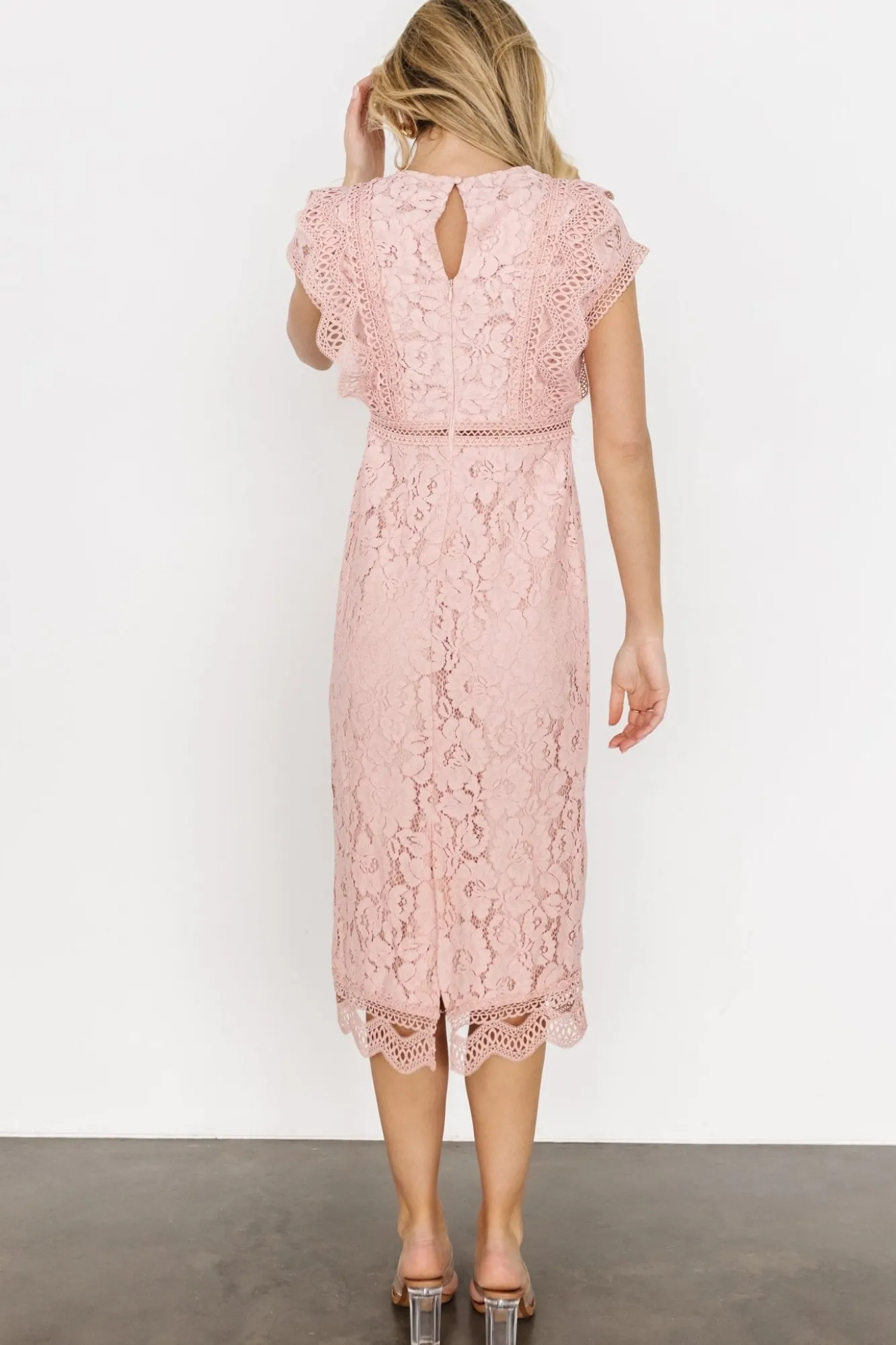 Baltic Born Nessa Lace Midi Dress |
