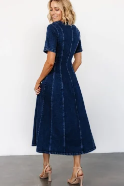 Baltic Born Oakley Button Denim Dress |