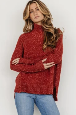 Baltic Born Oaklynn Turtleneck Sweater | Heather Rust