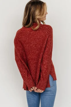 Baltic Born Oaklynn Turtleneck Sweater | Heather Rust