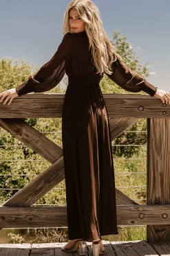 Baltic Born Olivia Maxi Dress | Dark Brown