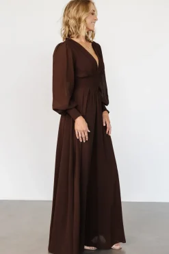 Baltic Born Olivia Maxi Dress | Dark Brown