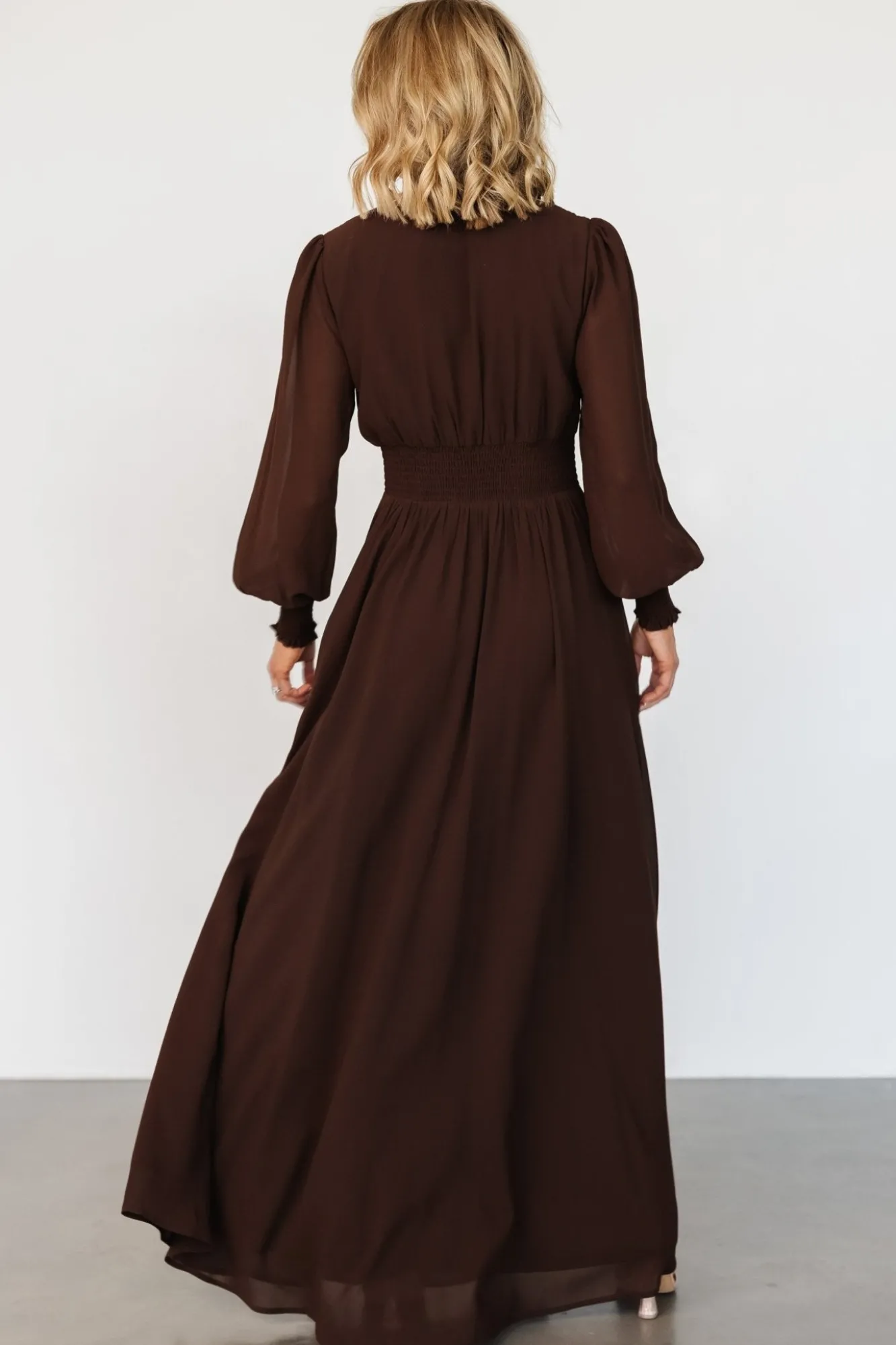 Baltic Born Olivia Maxi Dress | Dark Brown