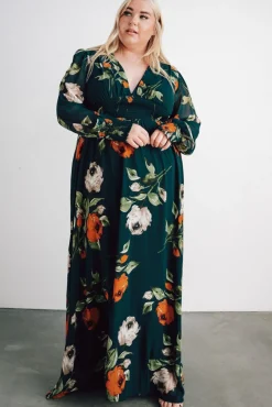 Baltic Born Olivia Maxi Dress | Deep Topaz Floral