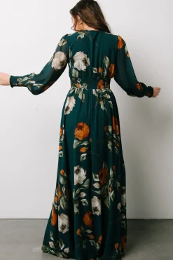 Baltic Born Olivia Maxi Dress | Deep Topaz Floral