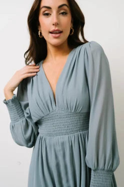 Baltic Born Olivia Maxi Dress | Dusty Blue