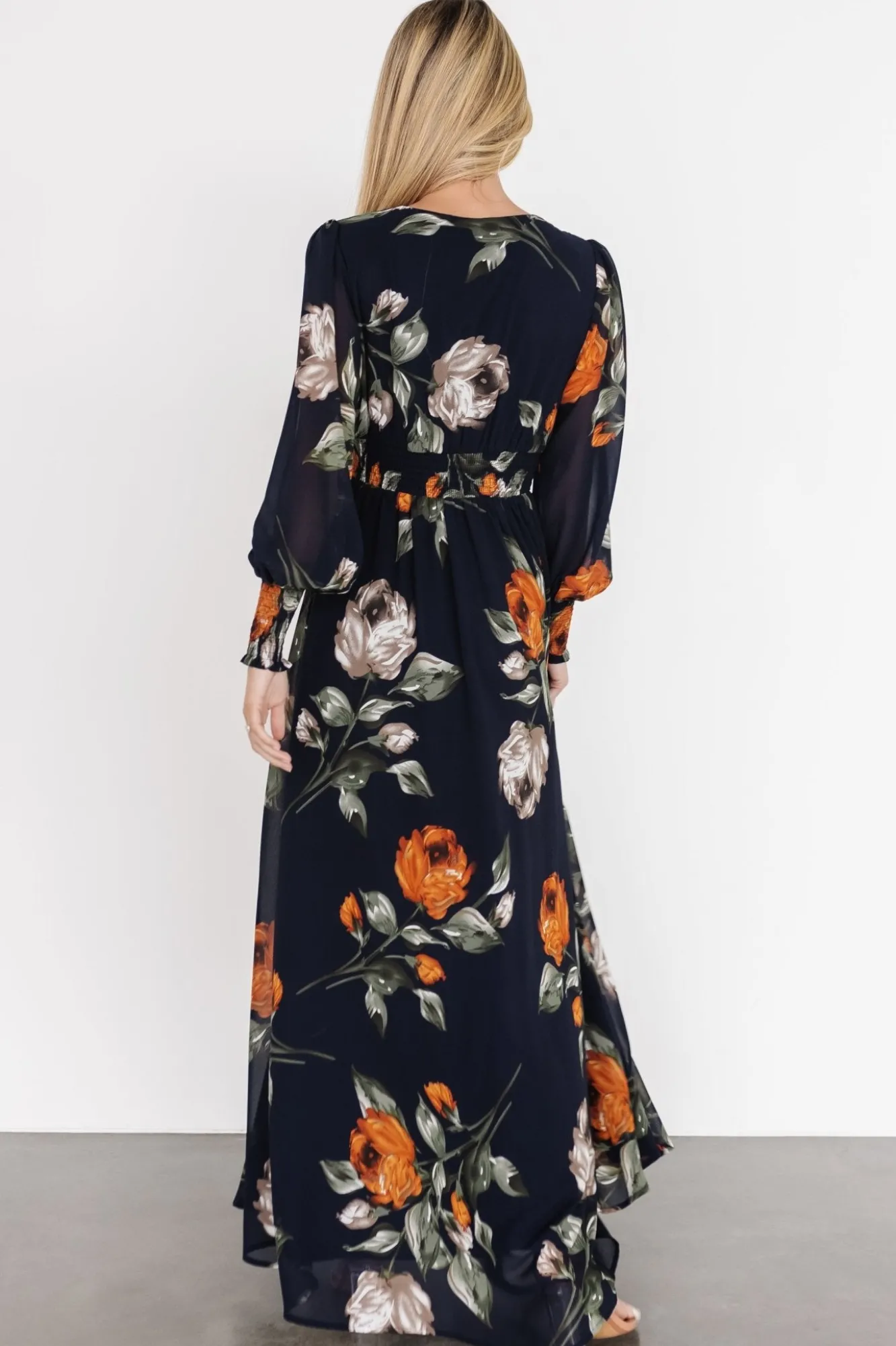 Baltic Born Olivia Maxi Dress | Midnight Navy Floral