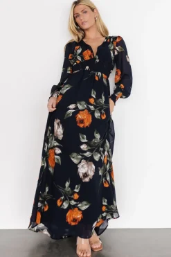 Baltic Born Olivia Maxi Dress | Midnight Navy Floral