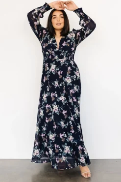 Baltic Born Olivia Maxi Dress | Navy Garden Floral
