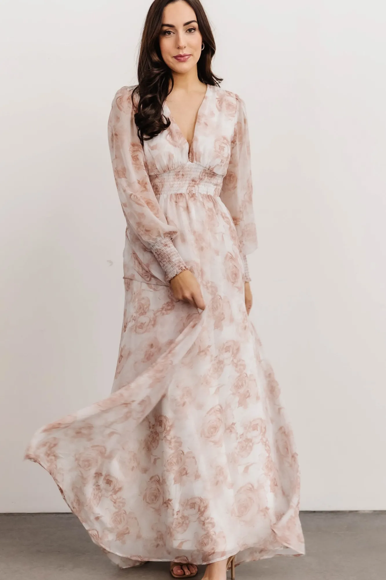 Baltic Born Olivia Maxi Dress | Pink Floral
