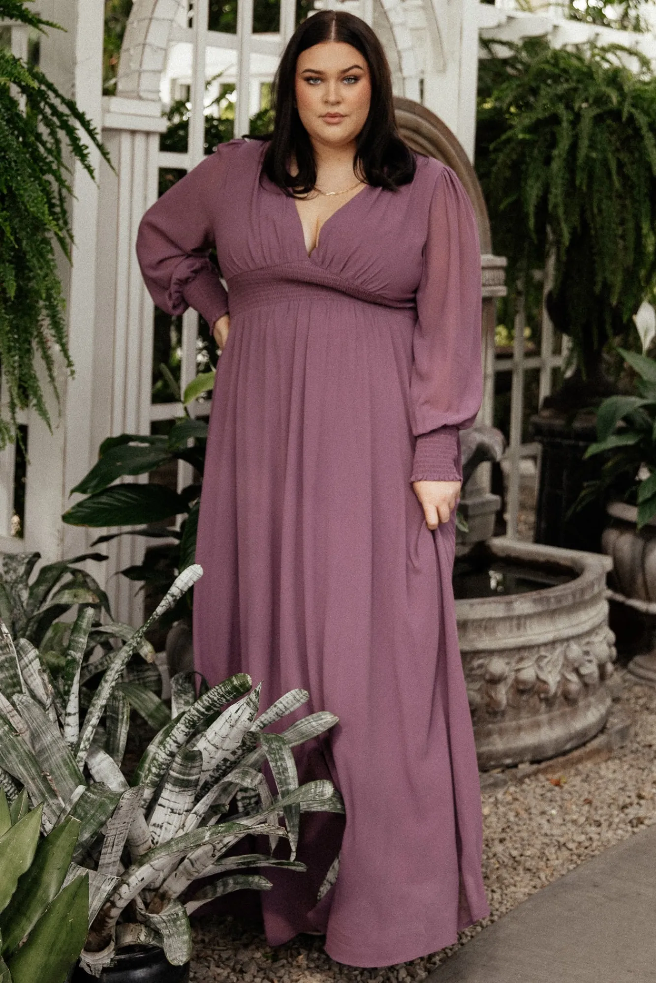 Baltic Born Olivia Maxi Dress | Vintage Plum