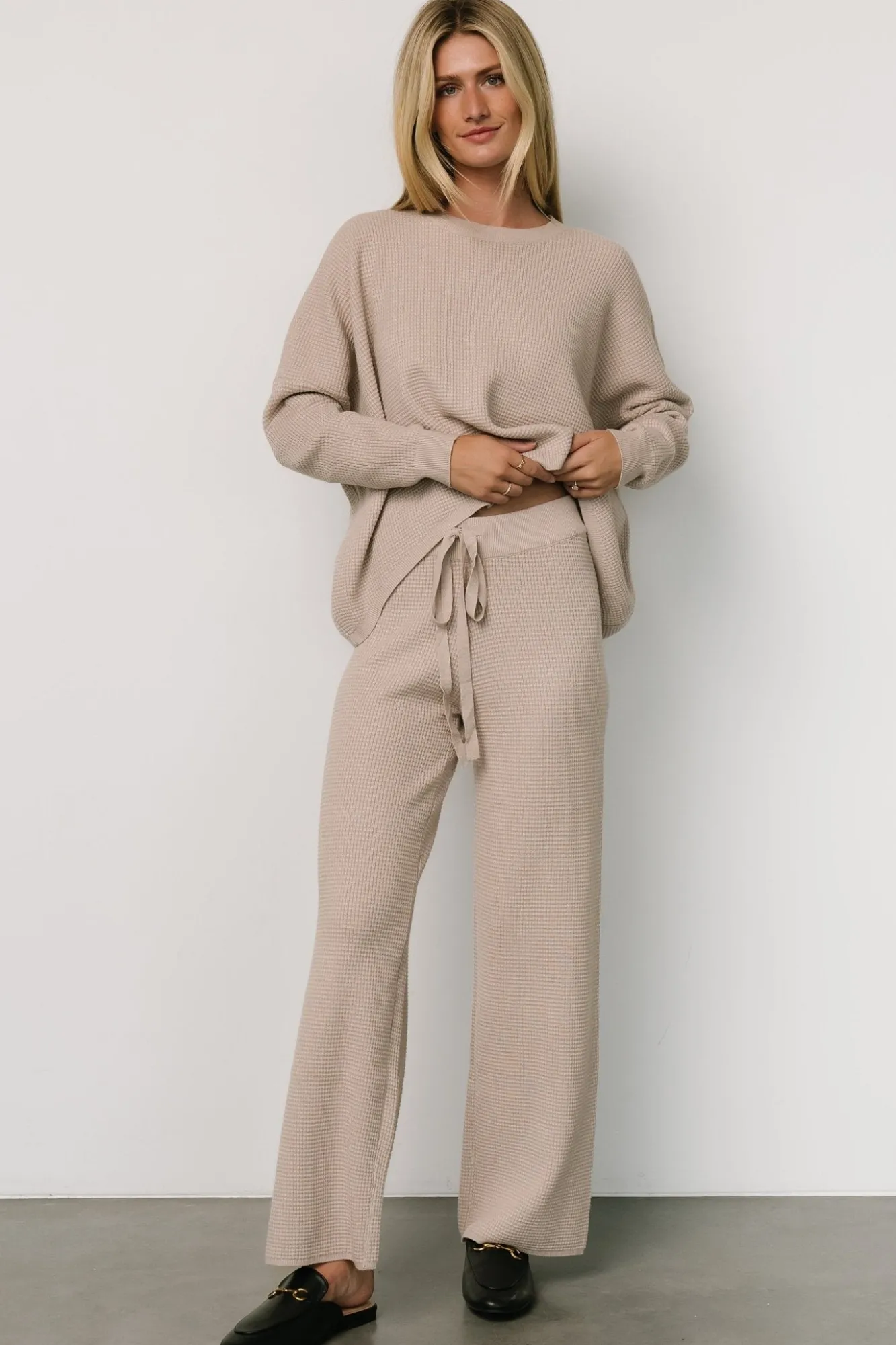 Baltic Born Owen Waffle Sweater Top |