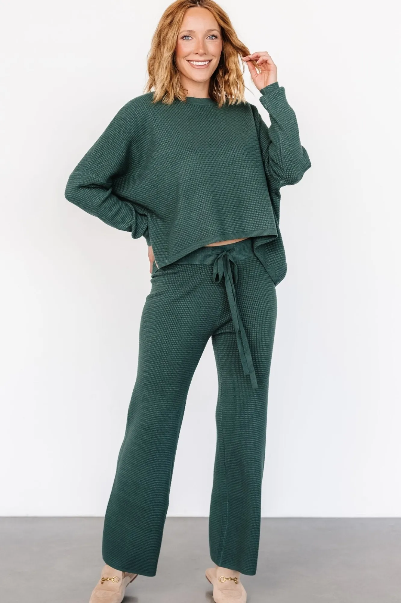 Baltic Born Owen Waffle Sweater Top |