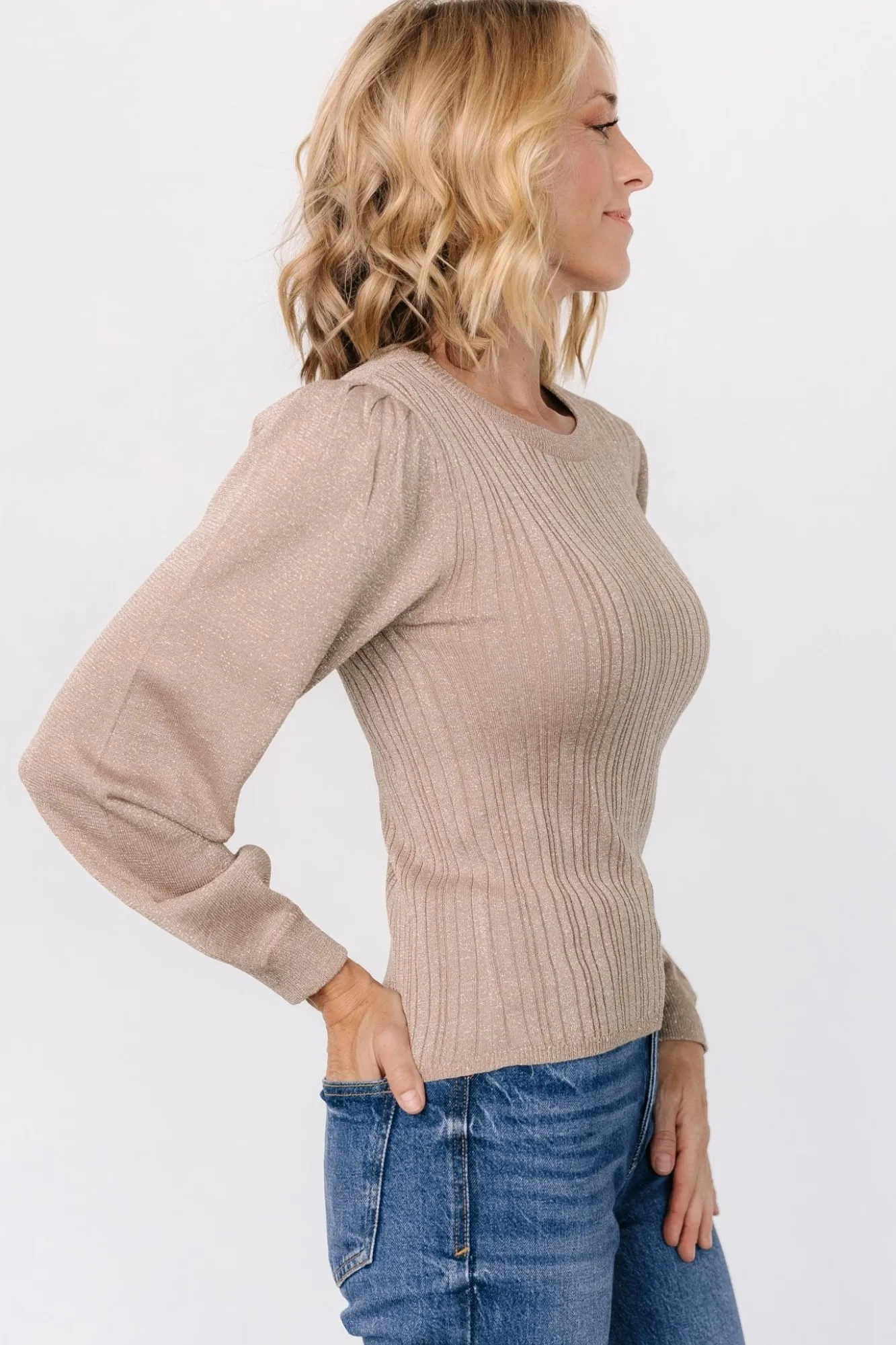 Baltic Born Padma Shimmer Sweater Top |