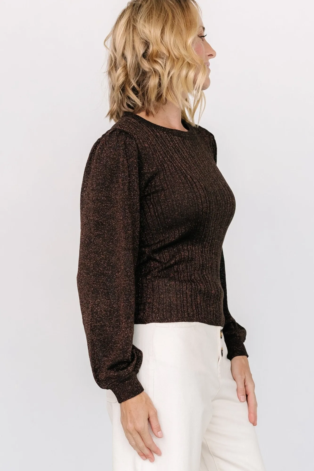Baltic Born Padma Shimmer Sweater Top |