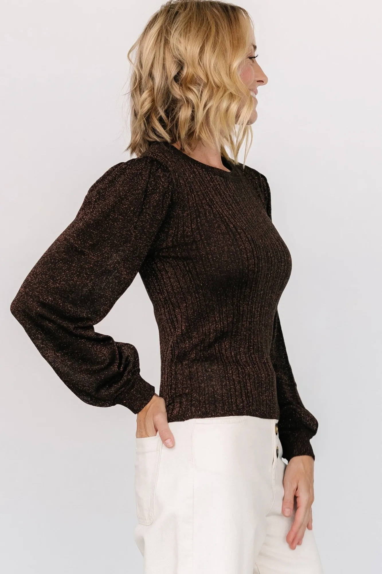 Baltic Born Padma Shimmer Sweater Top |