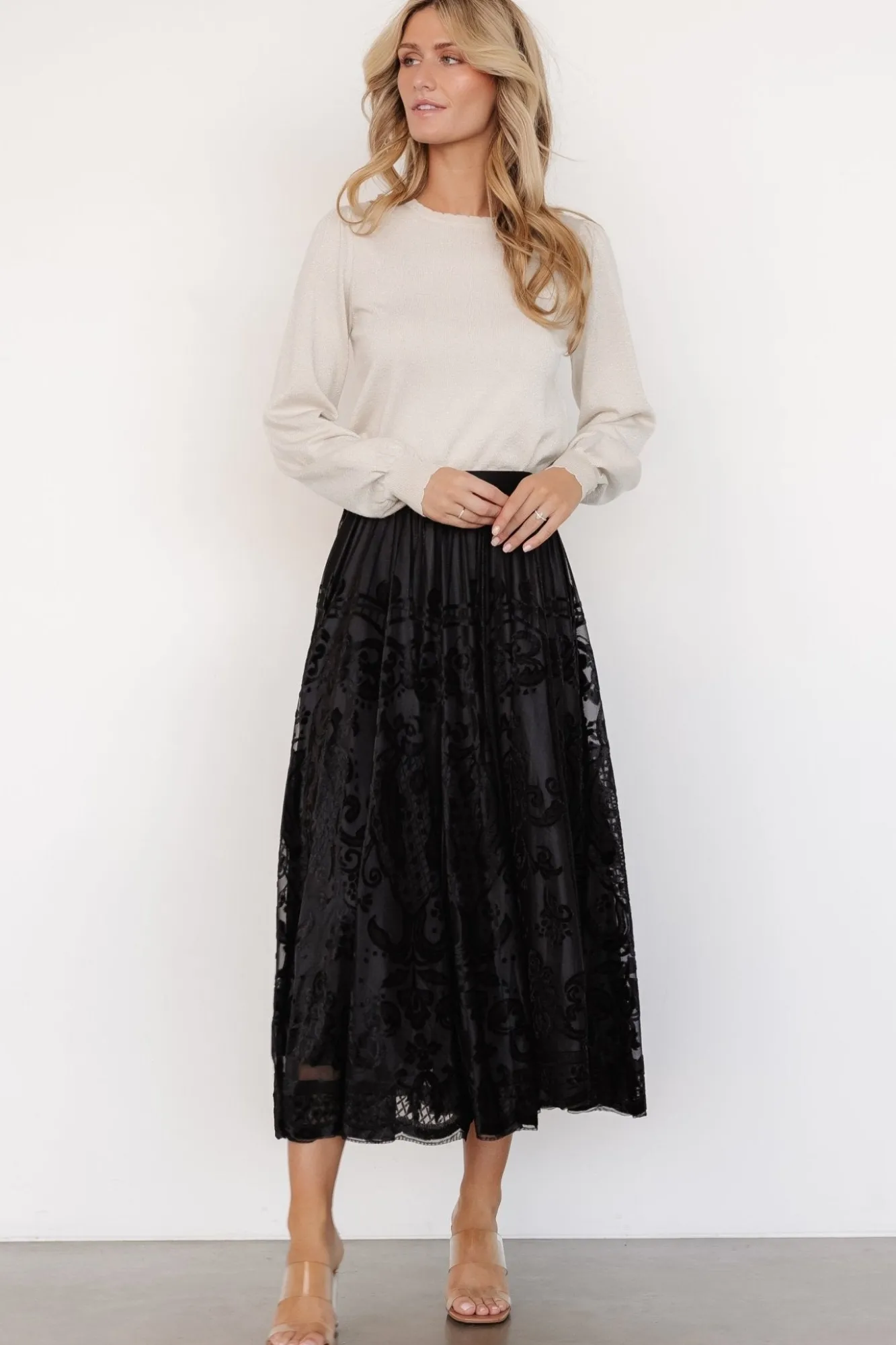 Baltic Born Palini Velvet Skirt |