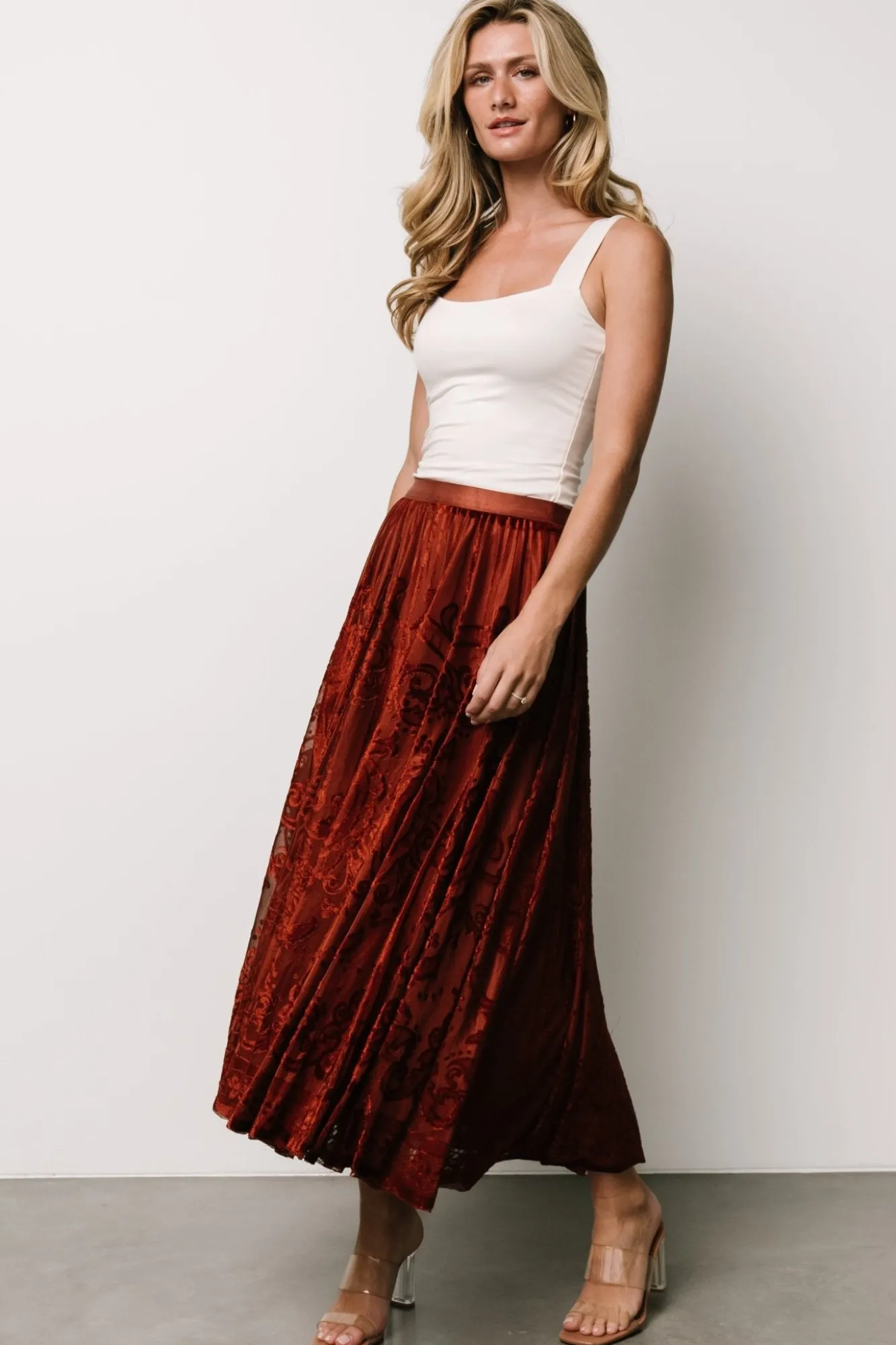 Baltic Born Palini Velvet Skirt |