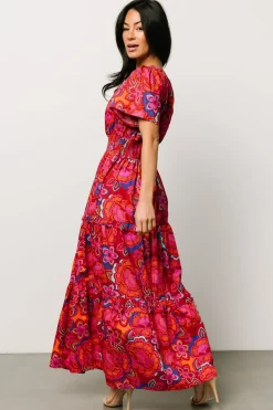 Baltic Born Palmer Tiered Maxi Dress | Multi Floral