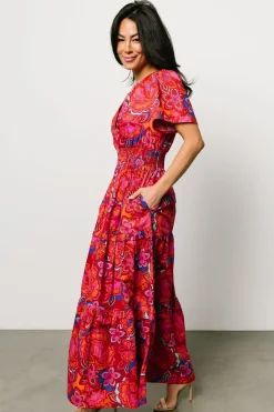 Baltic Born Palmer Tiered Maxi Dress | Multi Floral
