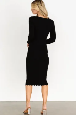 Baltic Born Percy Scalloped Midi Dress |