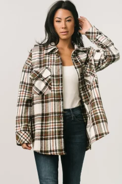 Baltic Born Polson Plaid Shacket | Ivory Multi