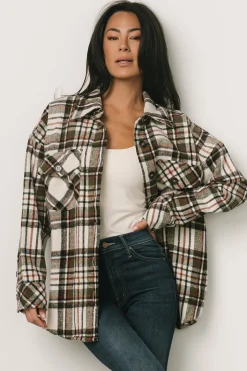 Baltic Born Polson Plaid Shacket | Ivory Multi