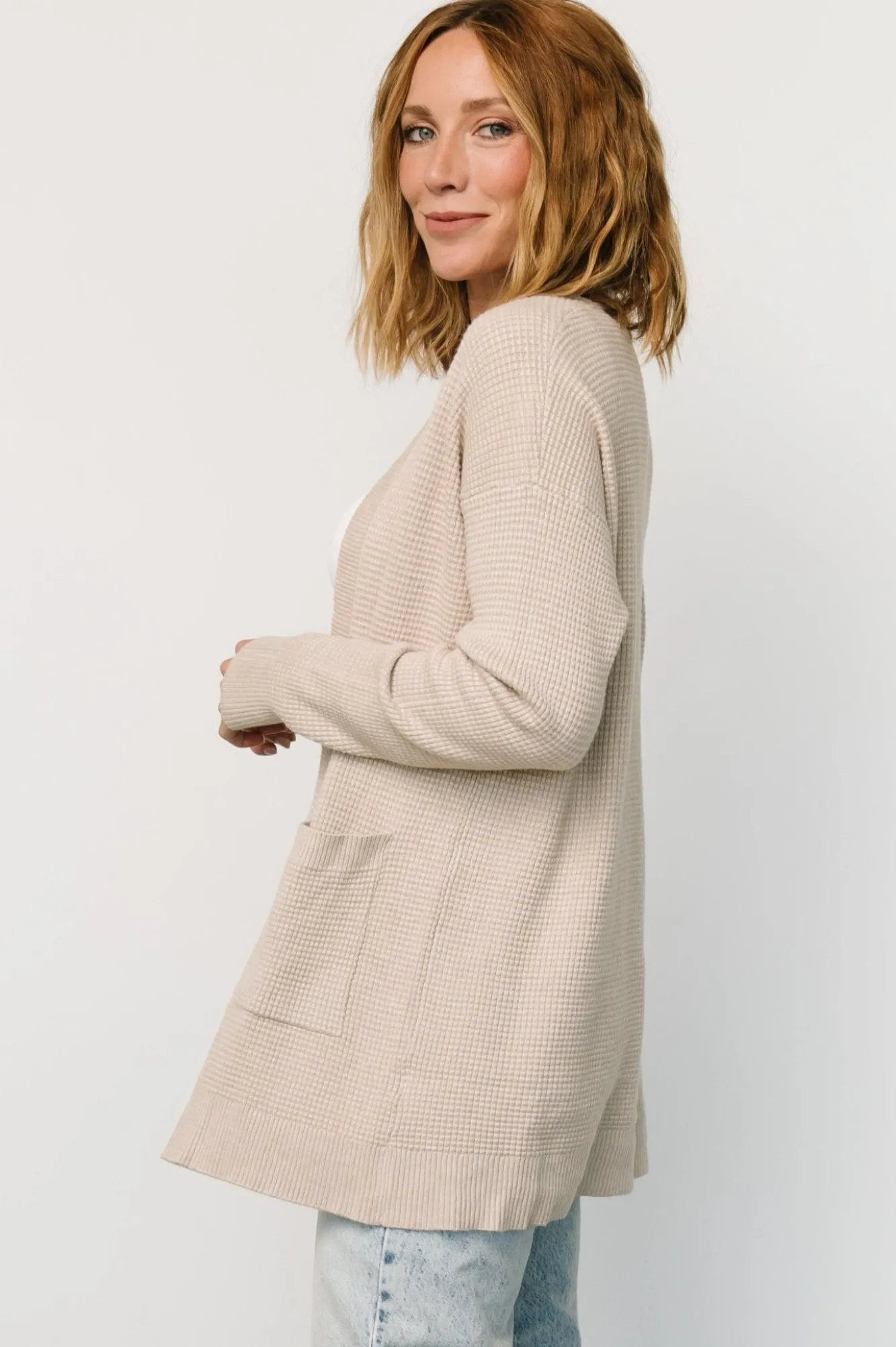 Baltic Born Portsmouth Waffle Cardigan |