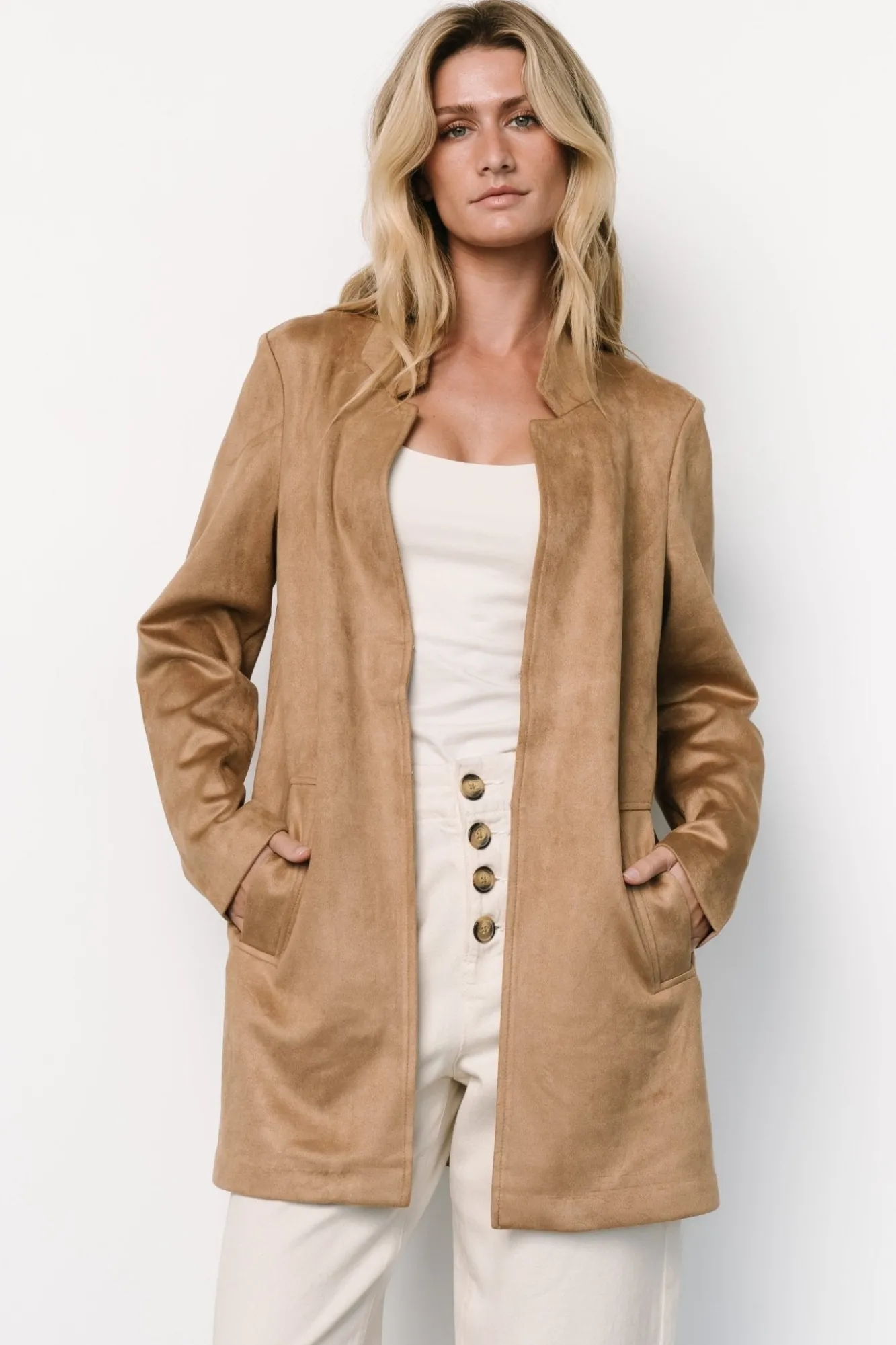 Baltic Born Queenie Faux Suede Jacket |