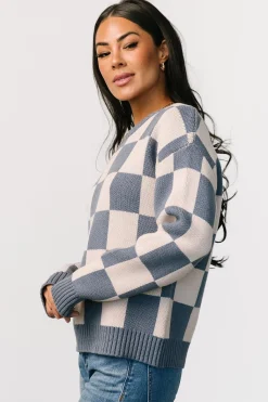 Baltic Born Quincy Checkered Sweater |