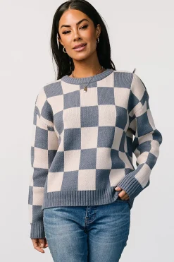 Baltic Born Quincy Checkered Sweater |