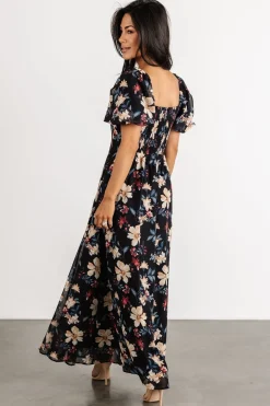 Baltic Born Raelynn Maxi Dress | Black Floral