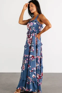 Baltic Born Raine Tank Maxi Dress | Blue Floral