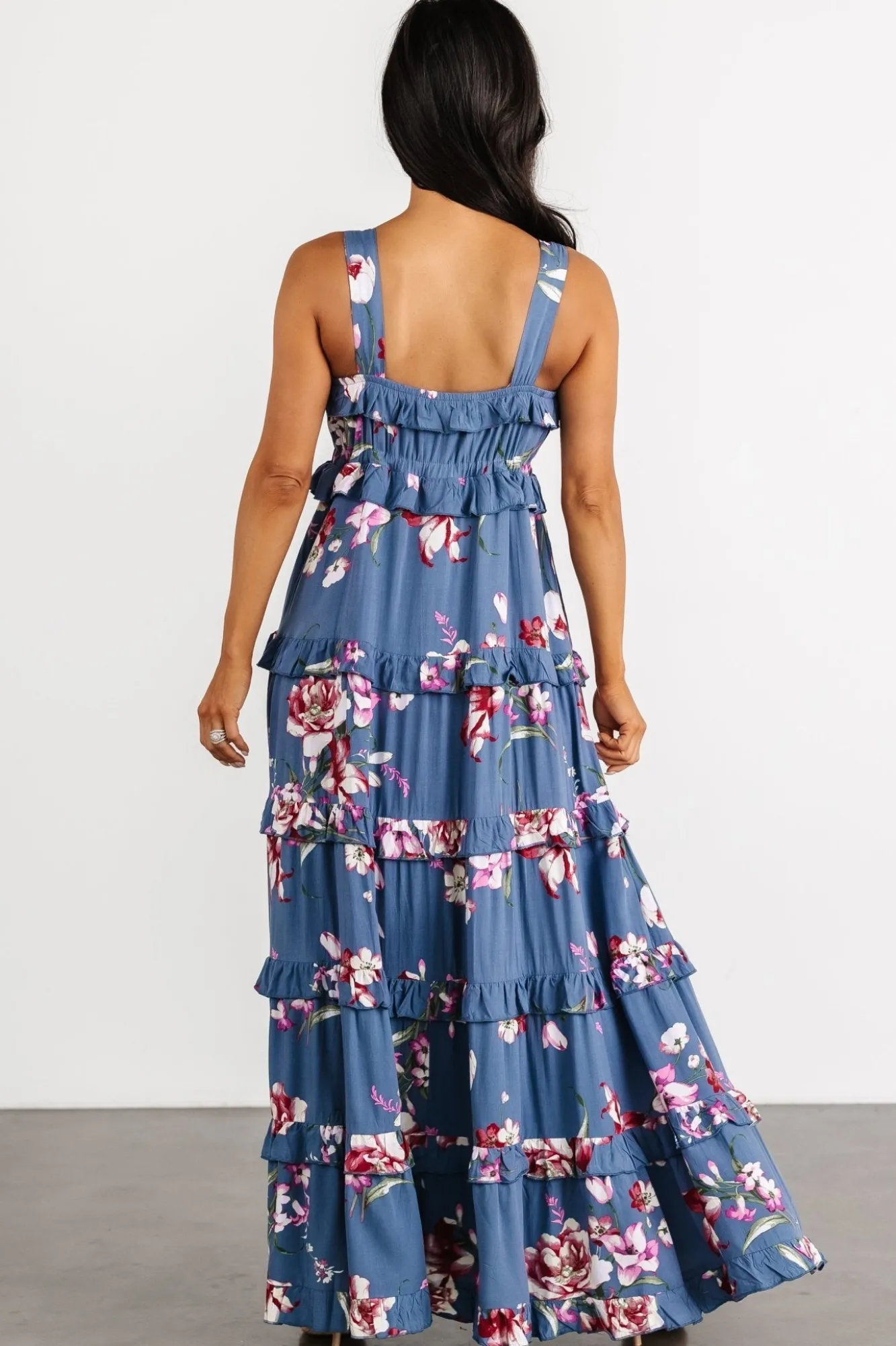 Baltic Born Raine Tank Maxi Dress | Blue Floral
