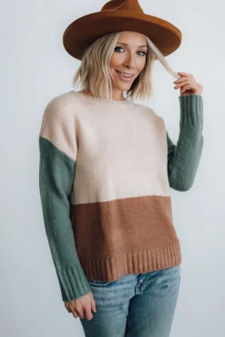 Baltic Born Randi Color Block Sweater |