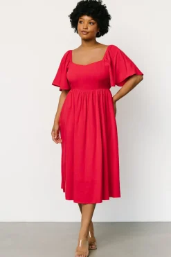 Baltic Born Raquel Back Tie Midi Dress |