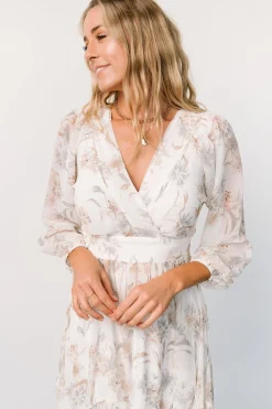 Baltic Born Raven Midi Dress | Off White Floral