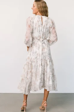 Baltic Born Raven Midi Dress | Off White Floral